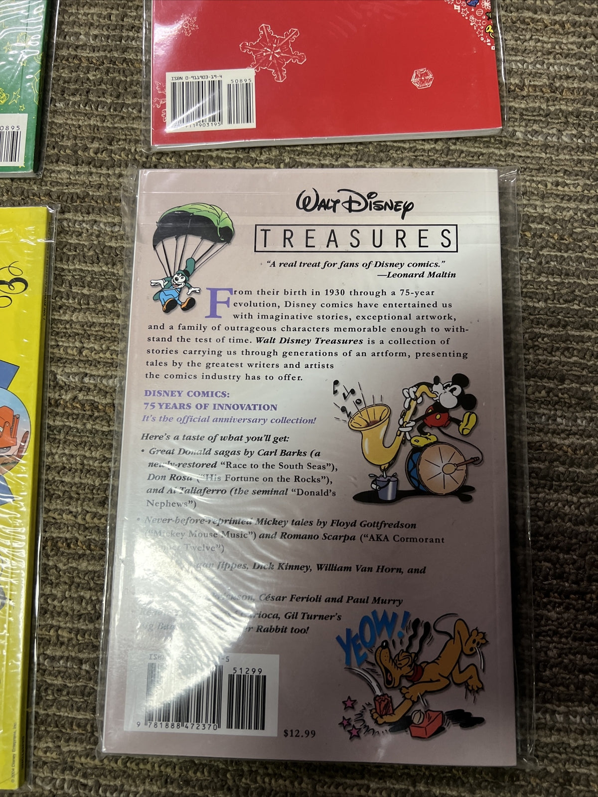 Walt Disney RARE Vintage Cartoon Story Books Donald Duck Mickey Mouse (Lot Of 4)6