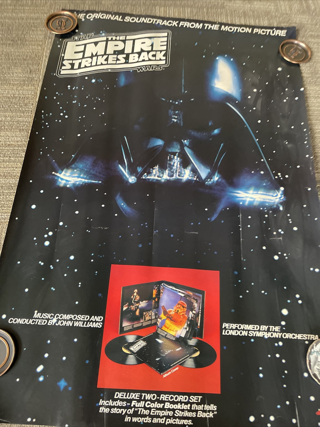 Star Wars ESB Original Soundtrack 1980 Vinyl LP Record Store Promo Poster11