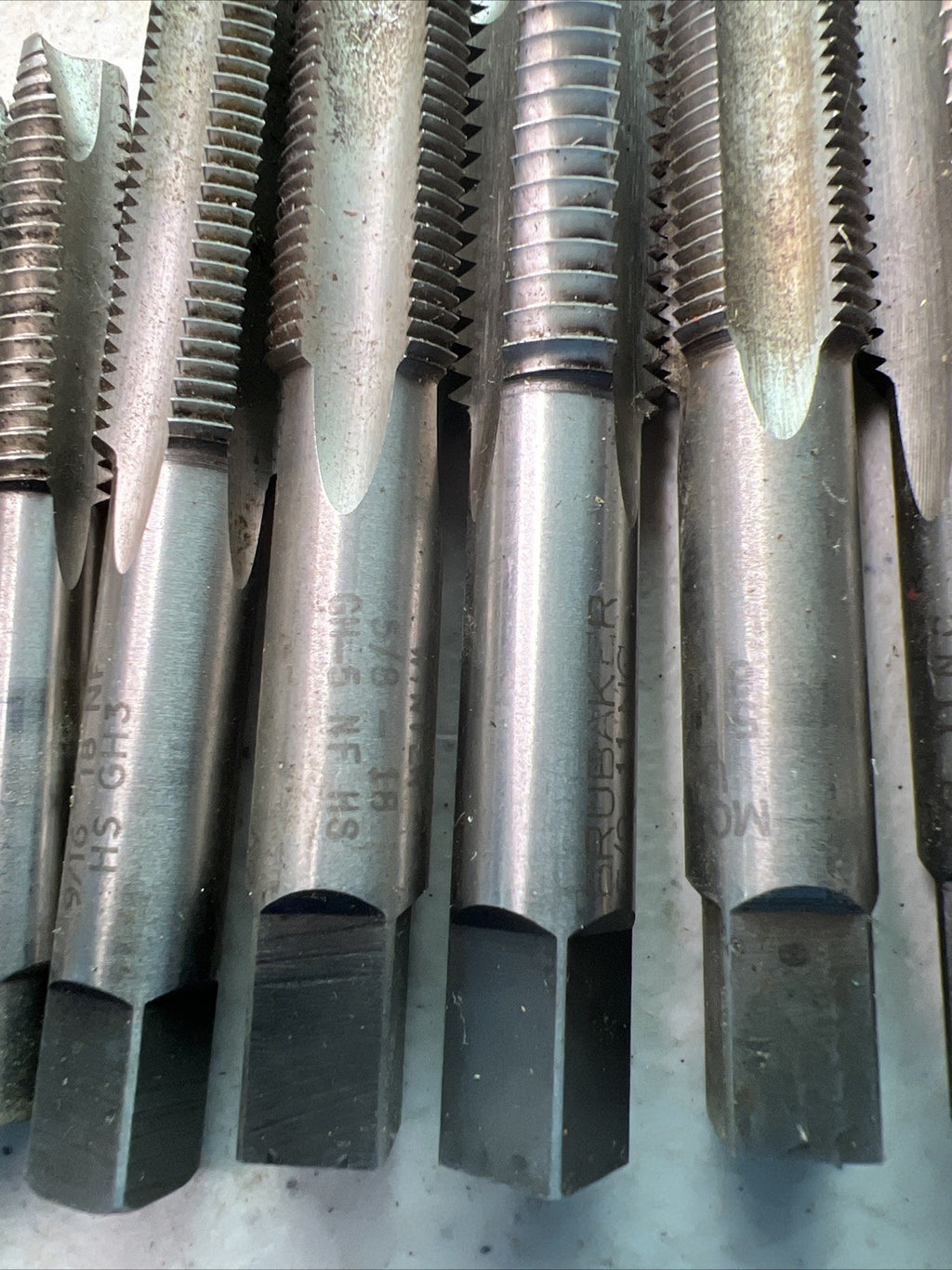 3 Tap Drill Bit Lot Of 20 BruBaker Serated Tip1