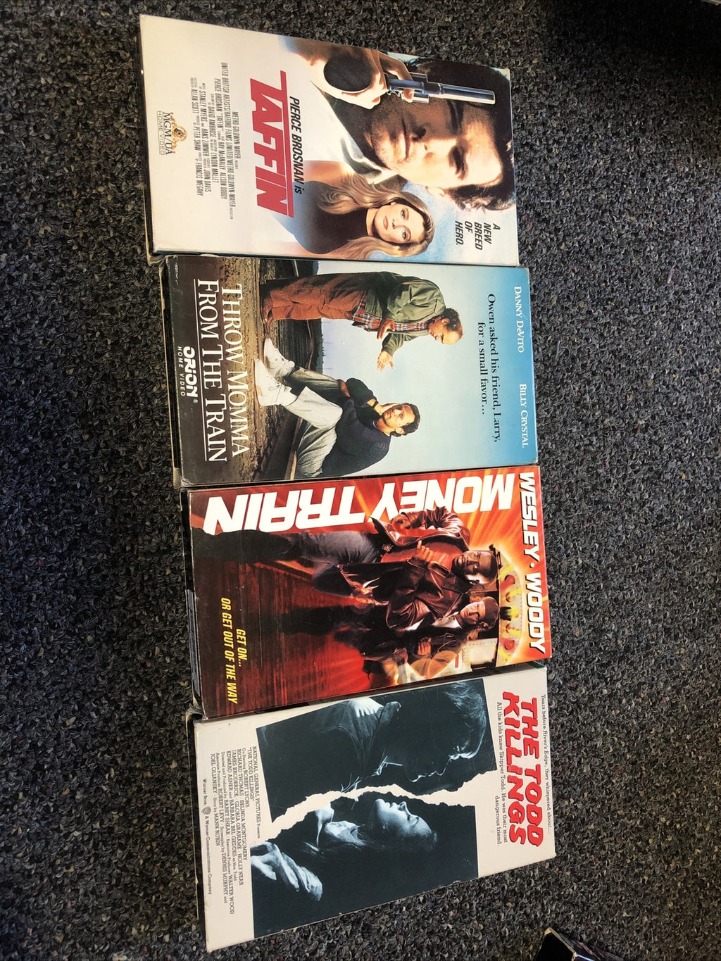 Lot Of 4 Mixed VHS Movie Tapes Action Adventure0