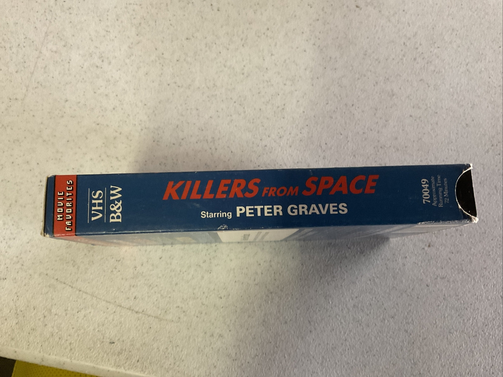 Classic Killers From Space VHS Movie Video Tape Starring Peter Graves1
