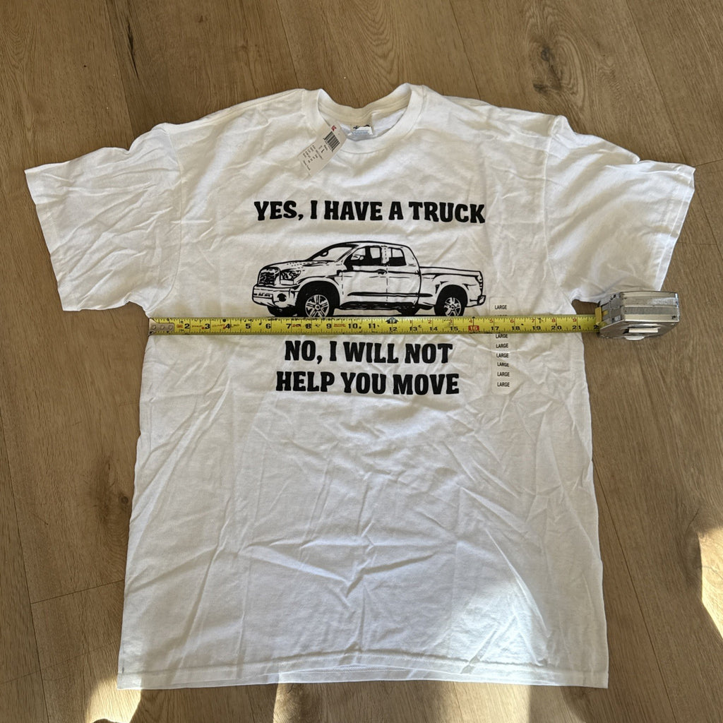 Vintage 2000s Yes I Have a Trunk Funny White Graphic T Shirt Size Large3