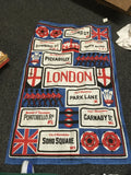 Vintage Linen Kitchen Towel by Ulster- London- Piccadilly-City Of Westminster0