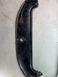 Vintage Black Metal Engine Splash Shield / Timing Cover Plate0
