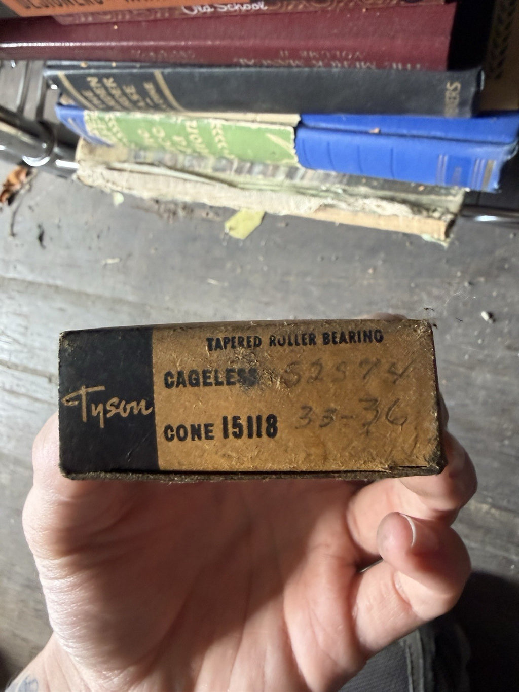 Vintage Tyson Tapered Roller Bearing Cageless Cone 15118 New Old Stock NOS USA1