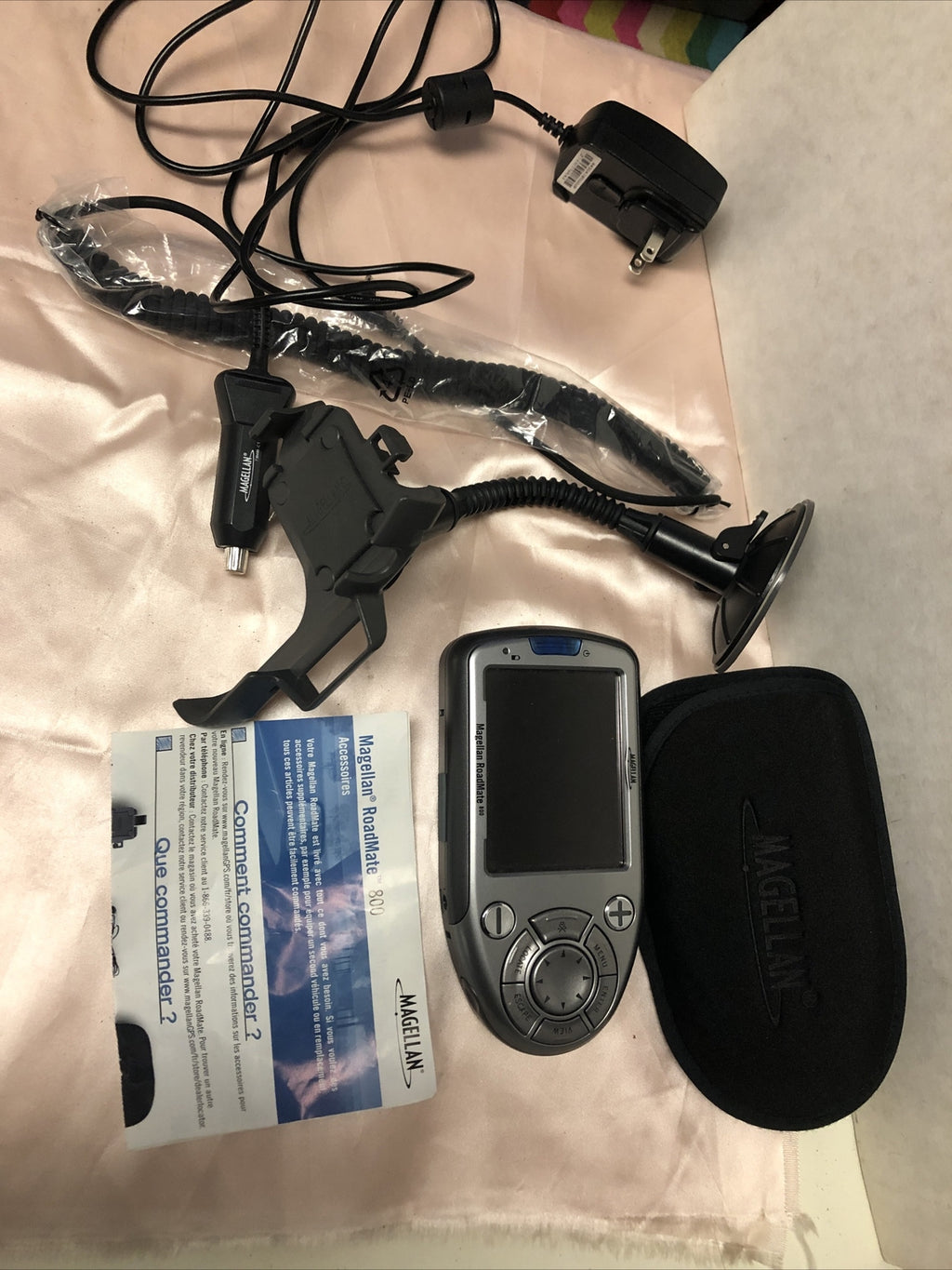 Magellan RoadMate 800 Car Portable GPS Navigator W/ Accessories See Pictures0