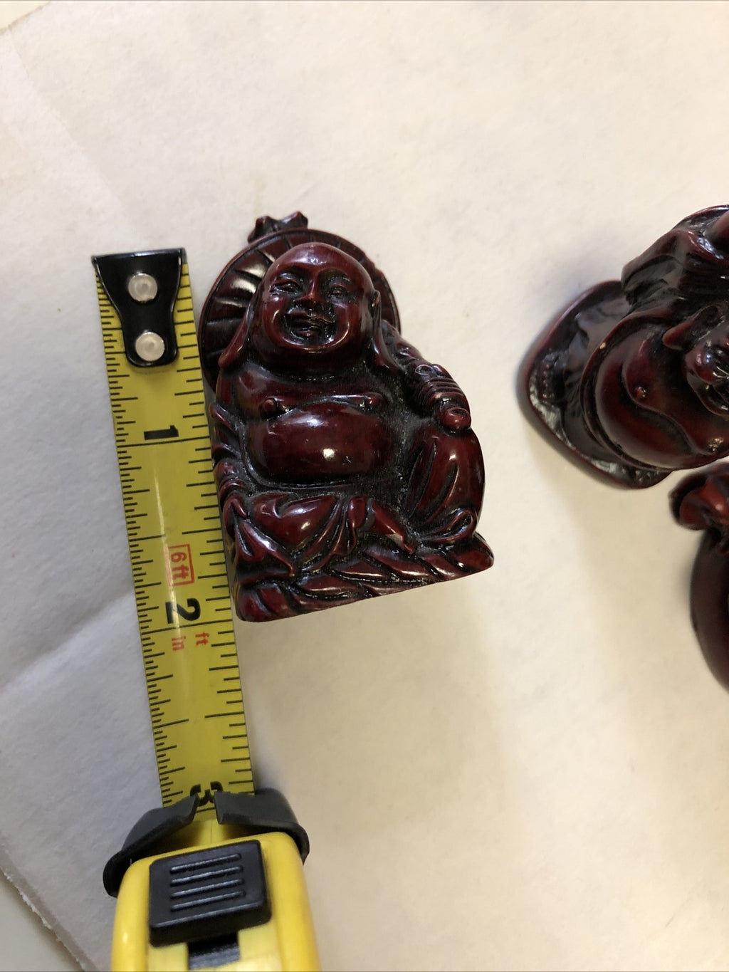 Vintage Red Resin Buddhas- Small Statues- Lot Of 45