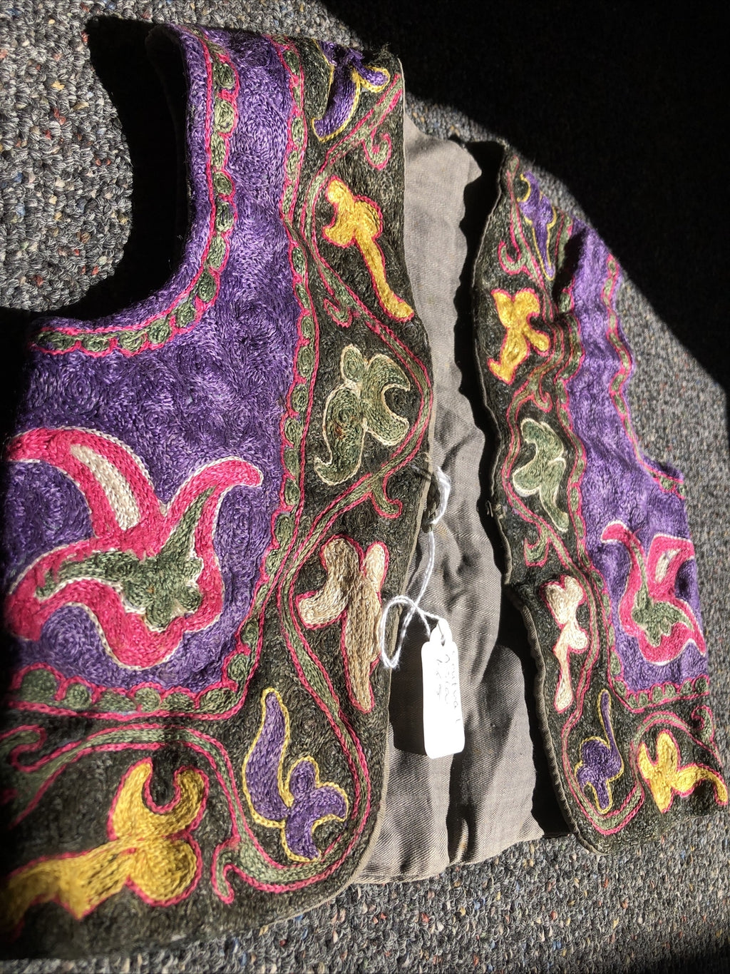 Vintage Handmade Small Asian Vest1