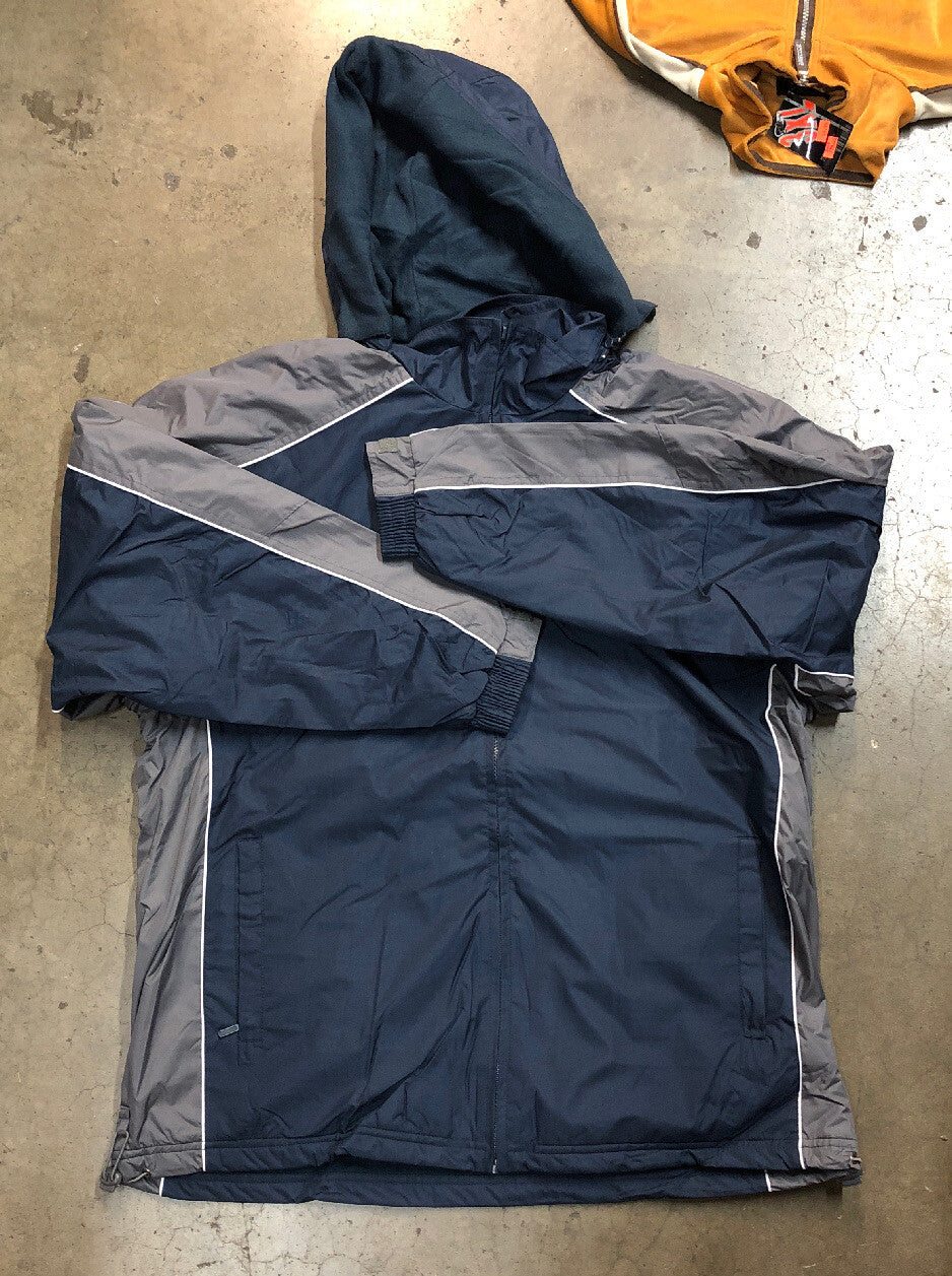 90s Vintage Men's RNND Weathered Remove-able Hooded Jacket And Pants L0