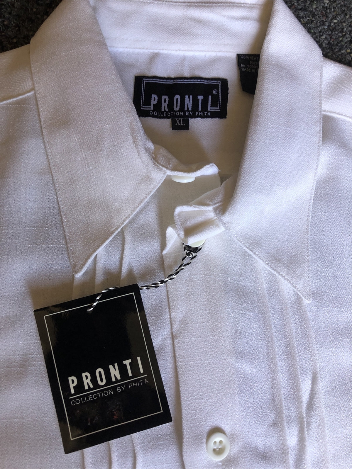 Vintage 90’s NOS Pronti Mens Casual Set Pelle Pelle Era Size XL4