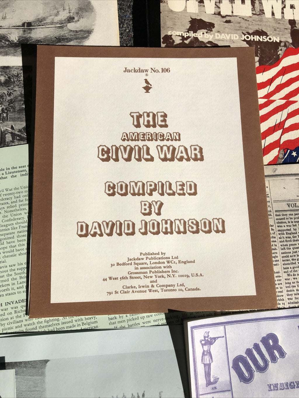 The Civil War Jackdaw No. 106 Complied By David Johnson4