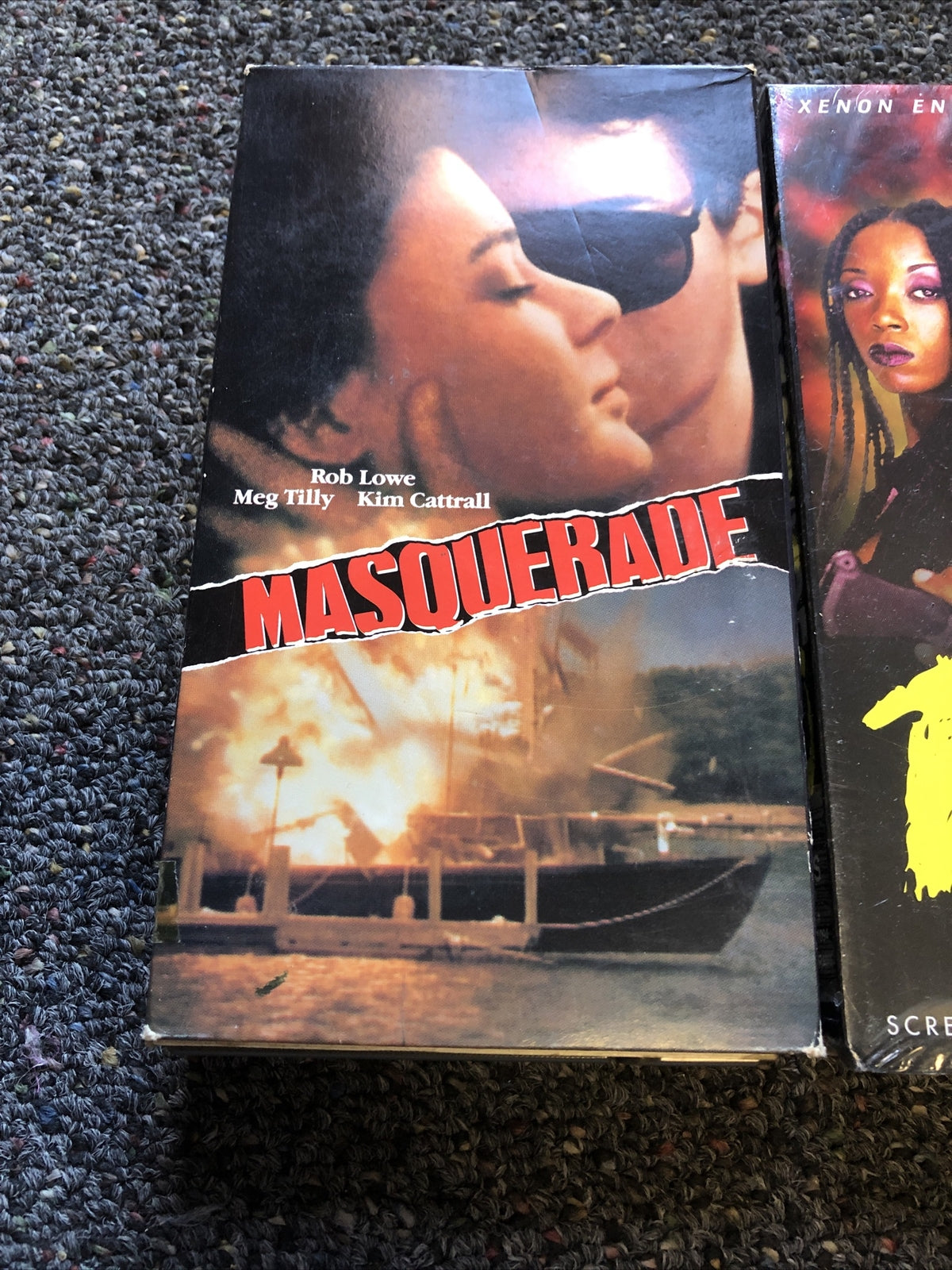 Lot Of 3 Mixed VHS Movie Tapes Action Thriller Drama1