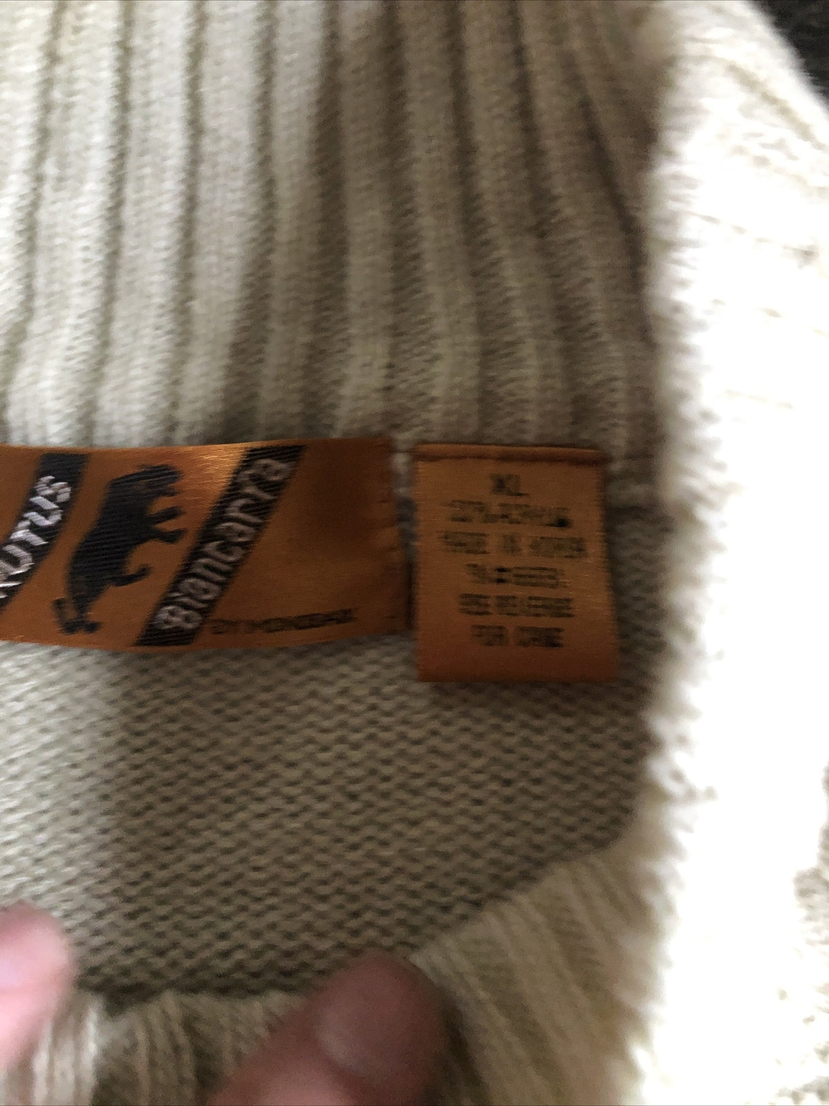 Vintage 90's NOS Trutus Biancarra Mens Sweater With Matching Beanie NWT Size XL4