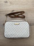 Michael Kors Jet Set Item Large Crossbody Vanilla/Acrn0
