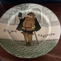 ANTIQUE ROYAL DOULTON 10.5” plate Sir John Falstaff art plate0