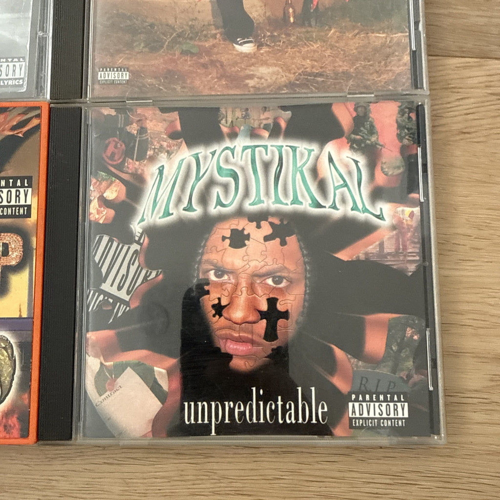 Classic Hip-Hop CD Lot: Nas Illmatic, Master P Ghetto D, Mystikal, Slick Rick5