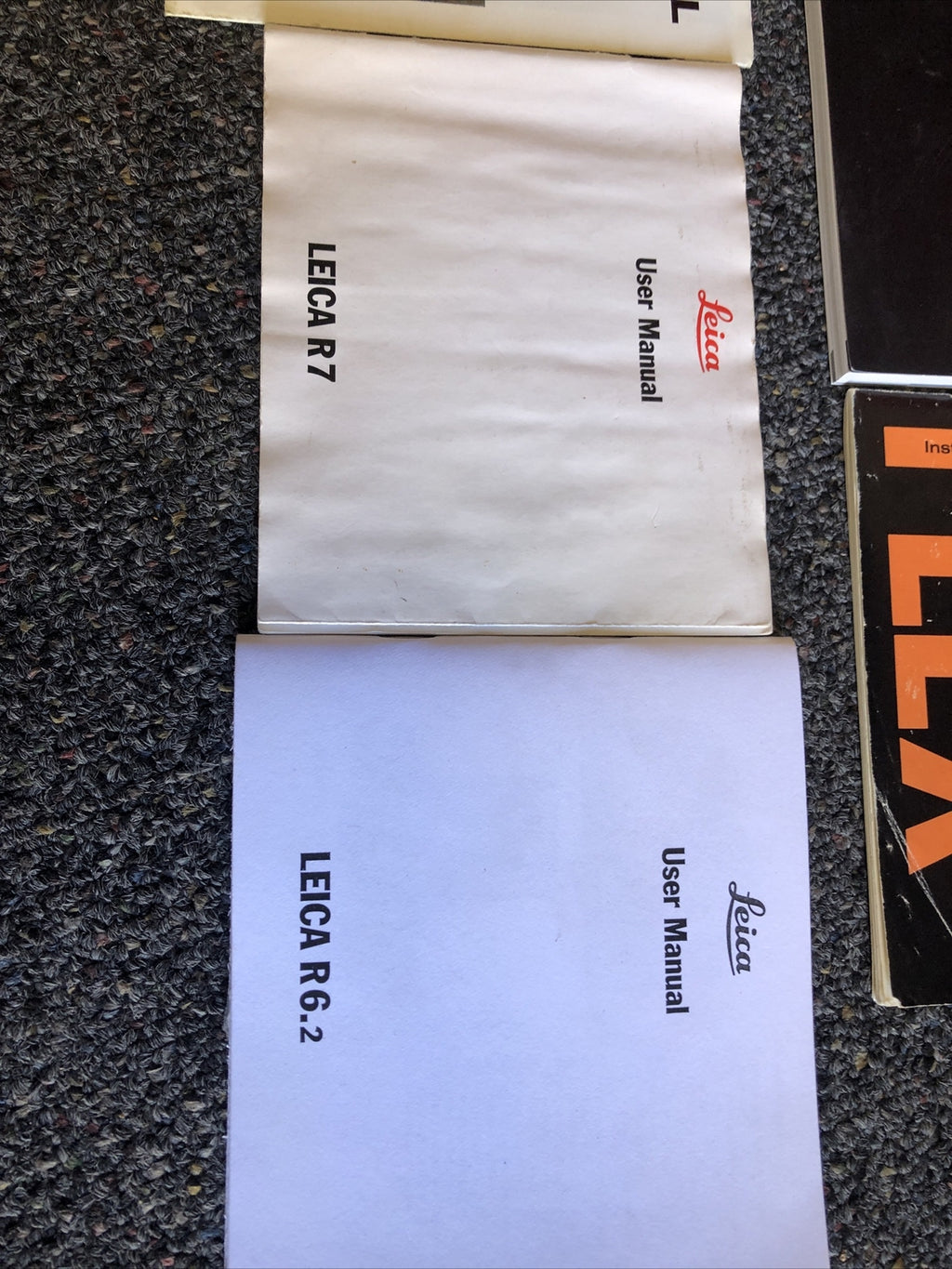 Leica Leitz Agfa Lot Of 7 User Manuals Catalogs1