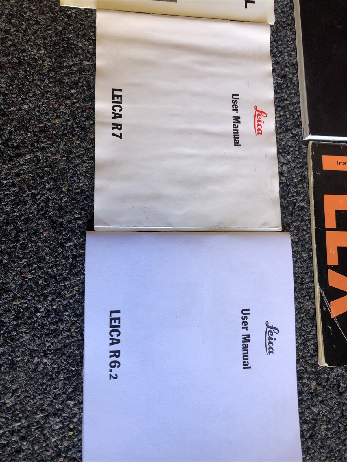 Leica Leitz Agfa Lot Of 7 User Manuals Catalogs1