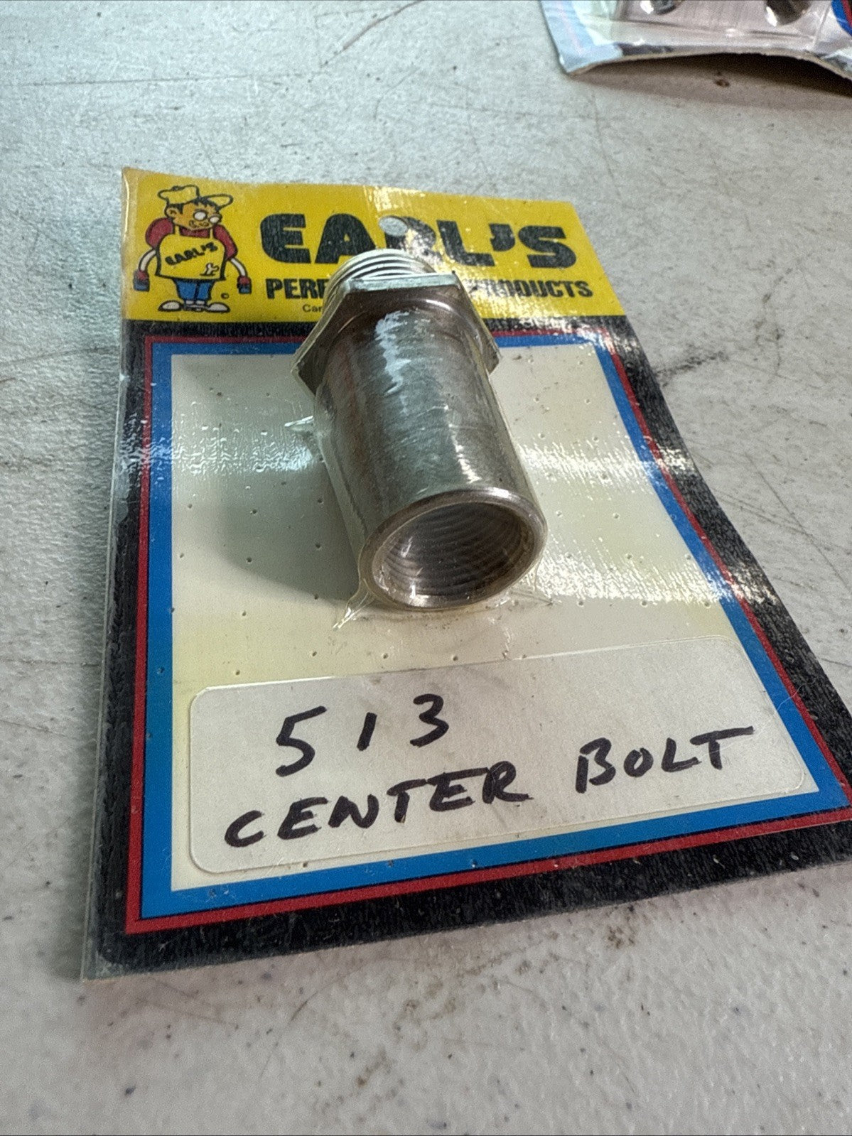 NEW Earl's Performance 977513ERL Banjo Bolt 3/8"-24 Thread Steel 513 Center1