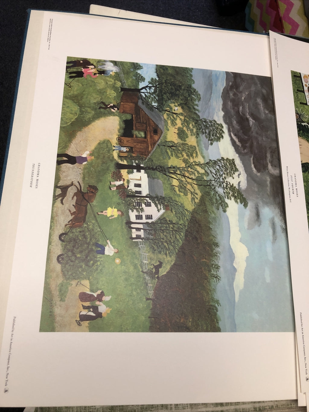 Vintage Grandma Moses Prints Set of 8 Portfolio John Canady 1950's7