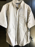 Sean John Gray Short Sleeve Button Up NOS Size 3XL0