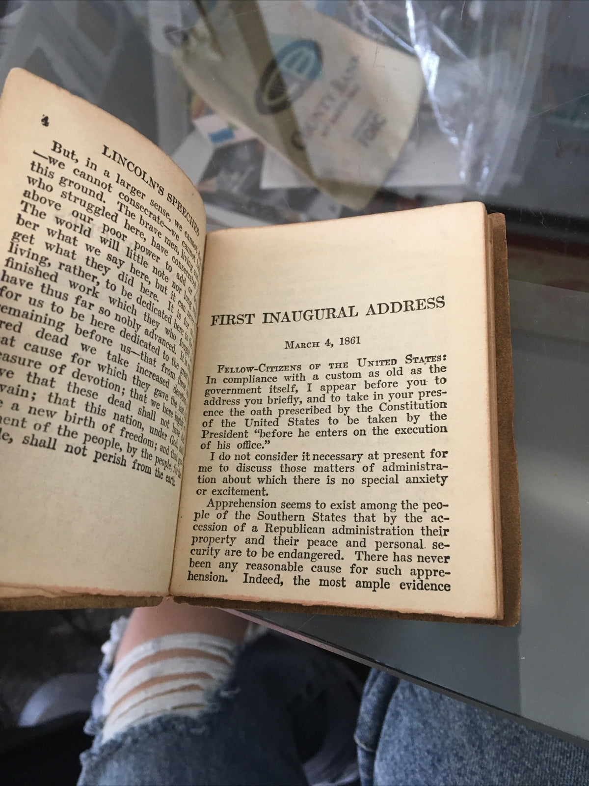  Abraham Lincoln -  Speeches and Addresses (Historical) Little Leather Library 2