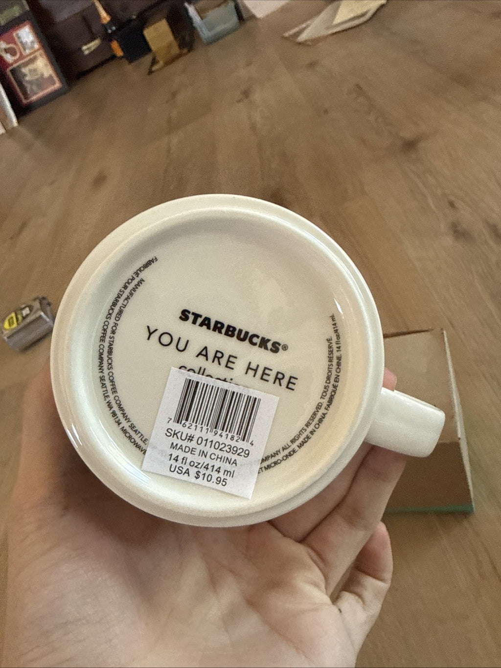 Starbucks New York, NY You Are Here Collectors Coffee Tea Mug New With Box 6
