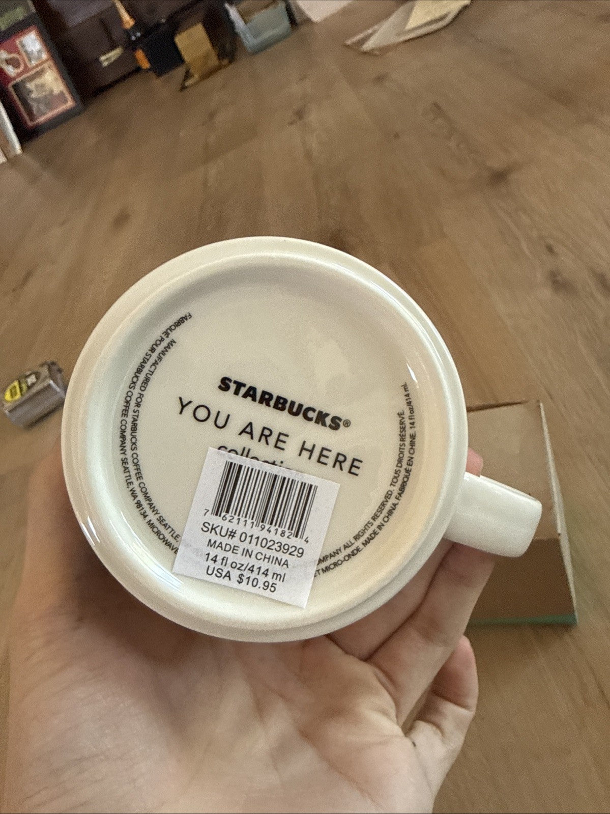 Starbucks New York, NY You Are Here Collectors Coffee Tea Mug New With Box 6