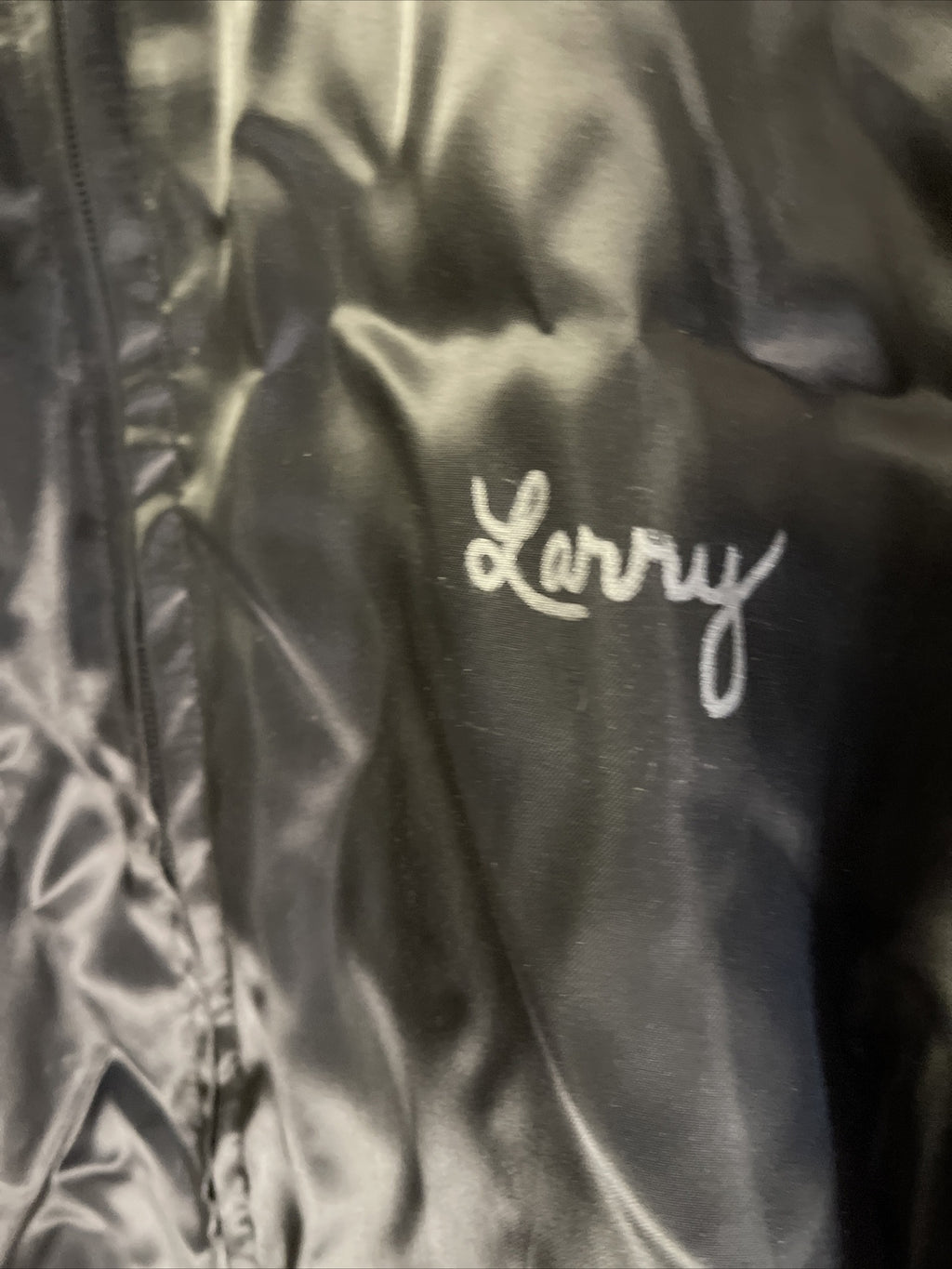 Vintage 1980s Sharkey’s Casino Nevada Casey Tibbs Rodeo Satin Jacket Signed XL7