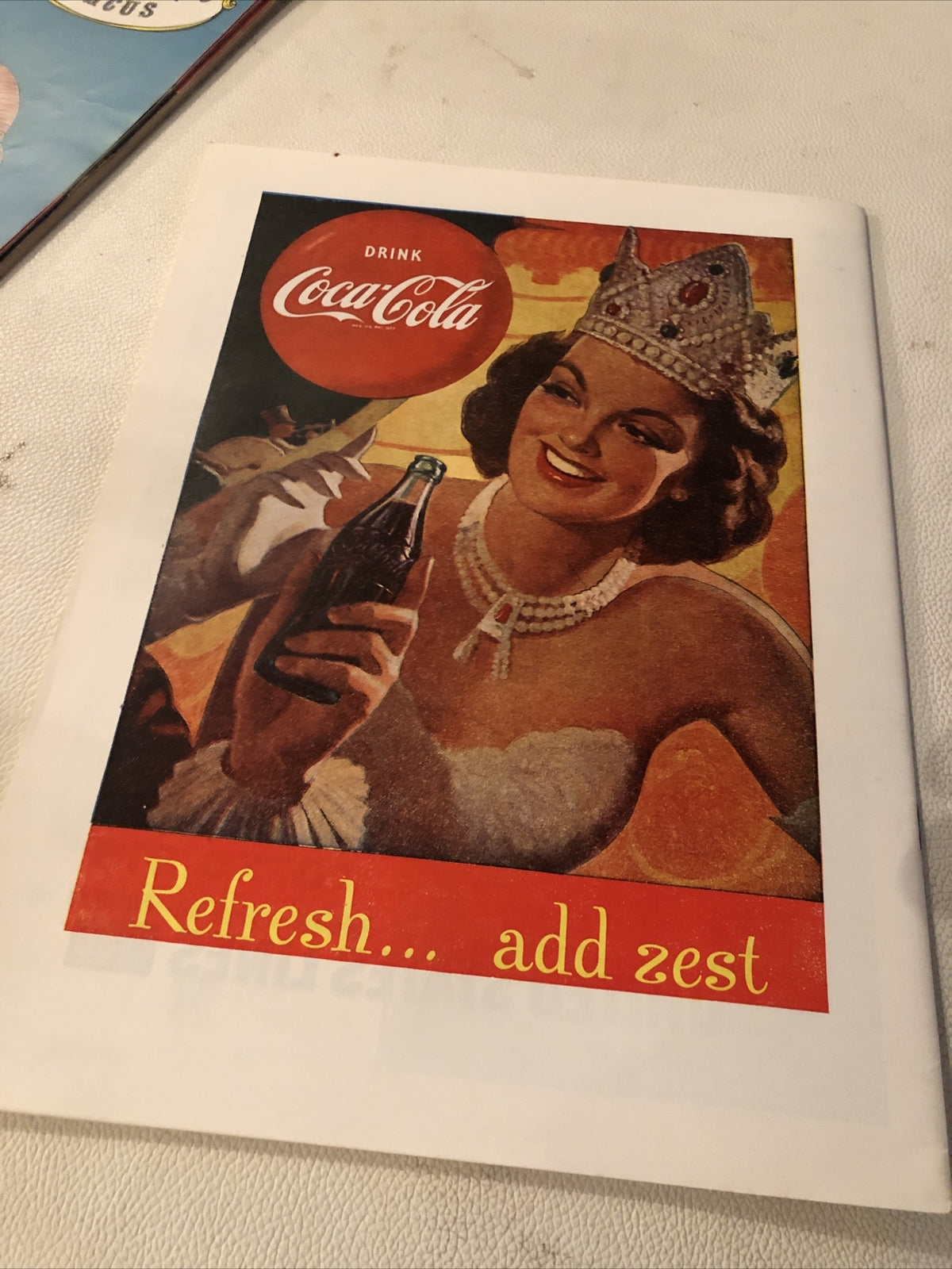 Clyde Beatty Cole Bros. Brothers 1964 Vintage Circus Program Coke Add Back Cvr4