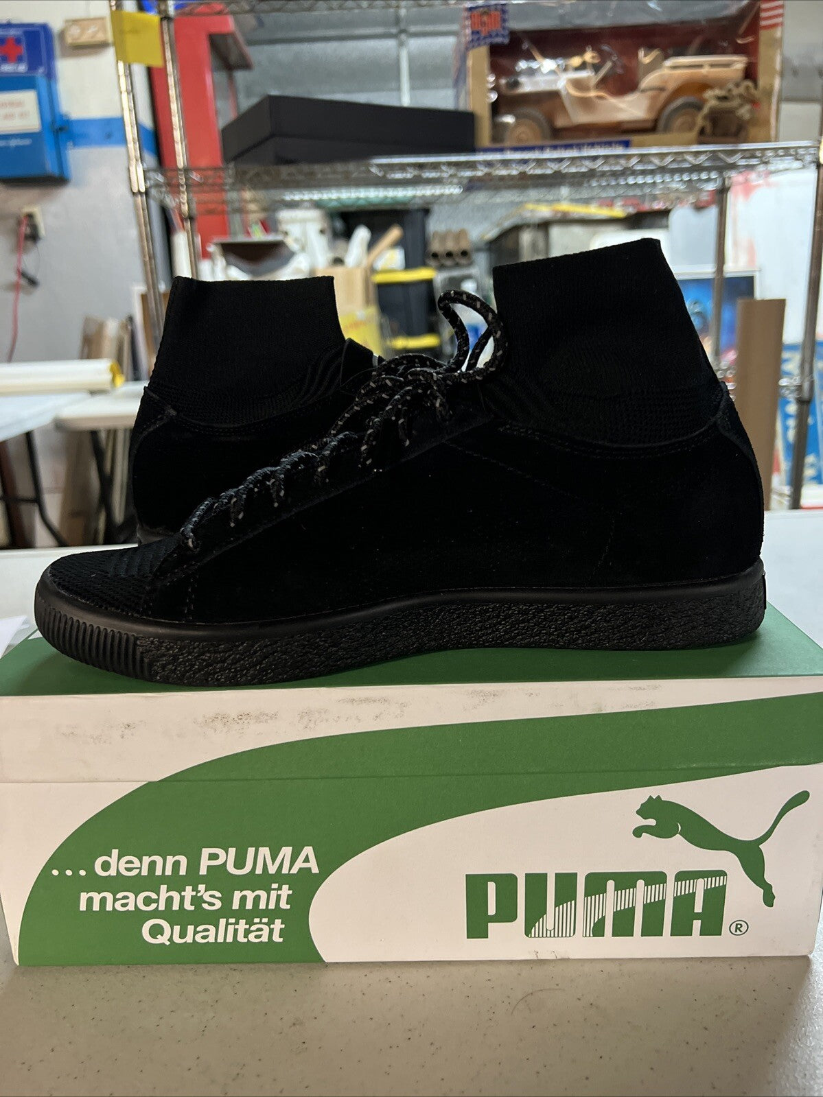 PUMA Clyde BKRW Black Puma White Size 64