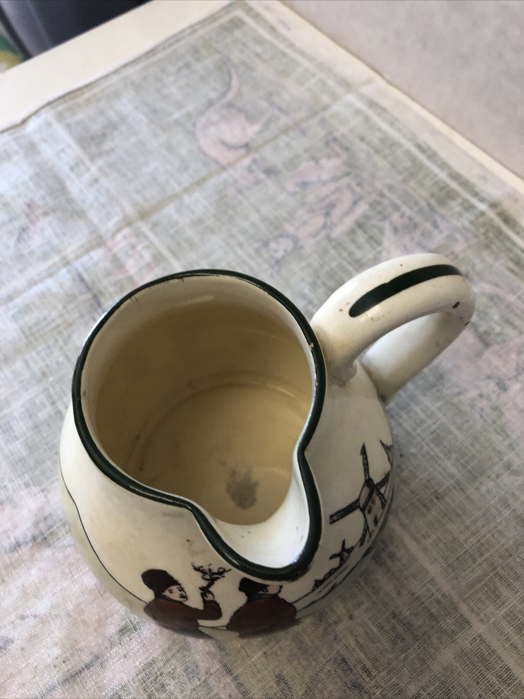 Vintage Haag Creamer Pitcher Made in Austria 5”x6”4