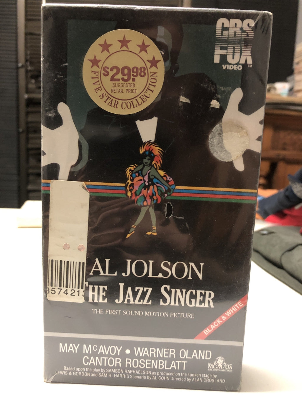 Five Star Collection The Jazz Singer Factory Sealed First Sound Motion Picture0
