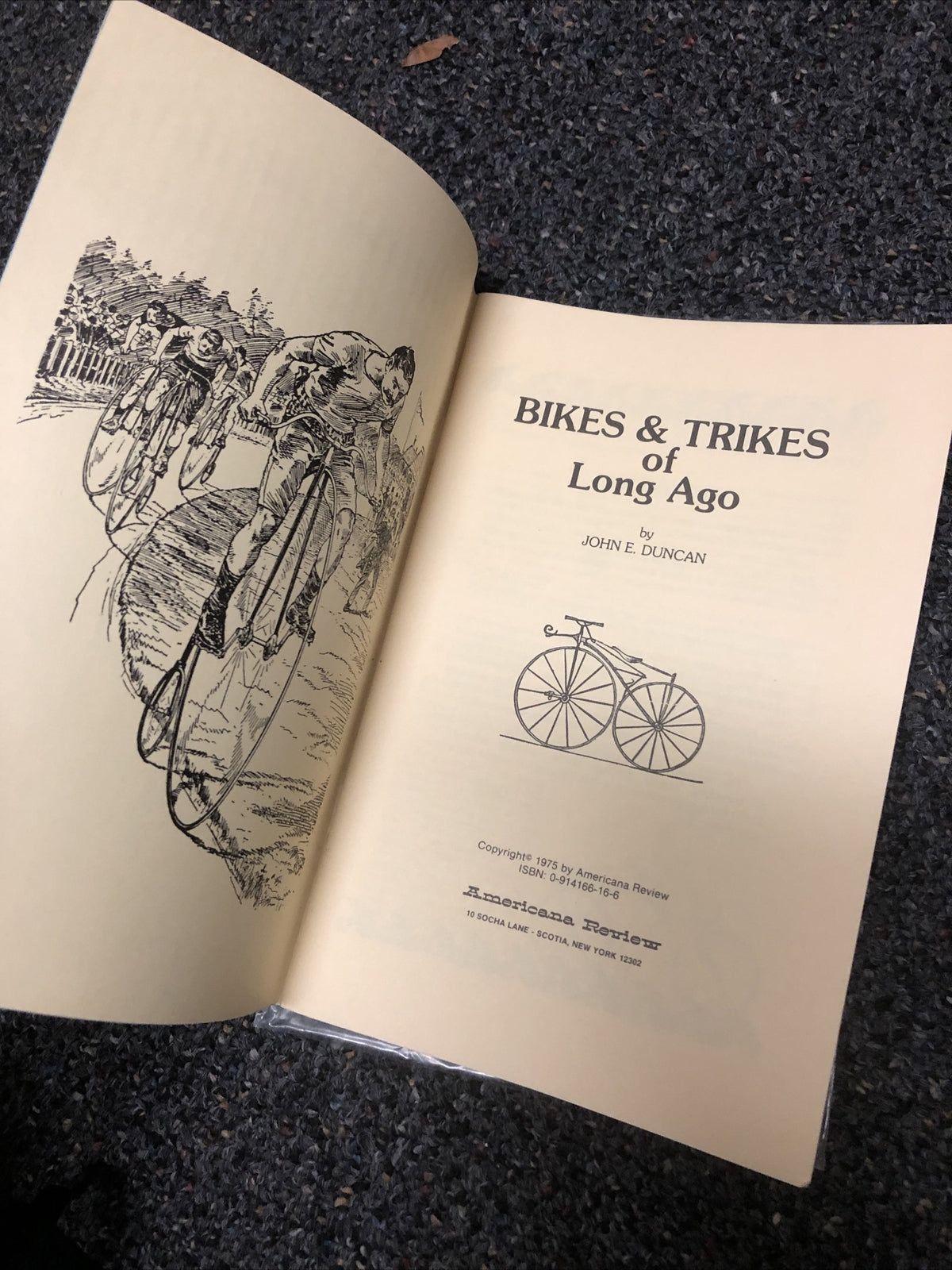 Vintage Booklet BIKES AND TRIKES OF LONG AGO by John Duncan1