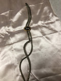 Vintage Gold/Black Bolo Tie Train Pendant0