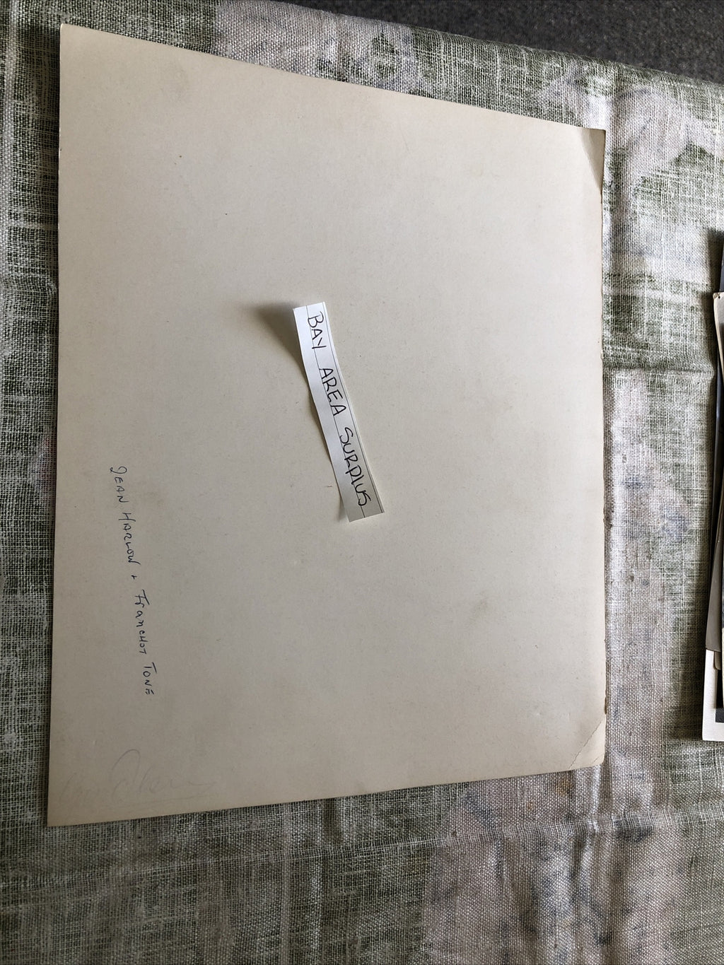 RARE Original Vintage Photo Of JEAN HARLOW & FRANCHOT TONE Unpublished 10”x8.5”6