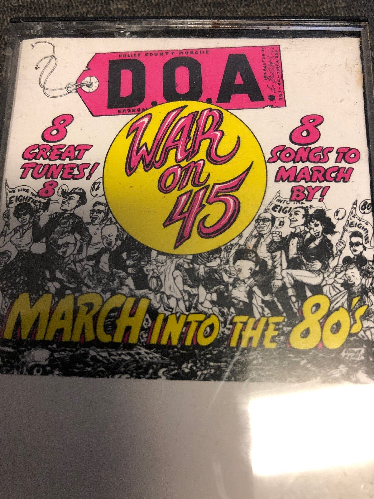 D.O.A. "War On 45" used 1982 War On 45 Casette hardcore 8 Track Songs1