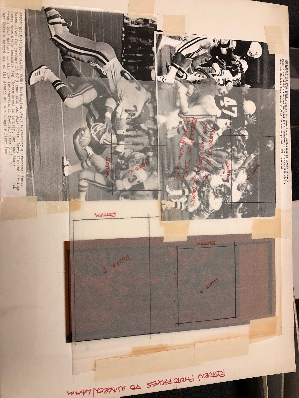 Lot 4: 1983 SAN JOSE STATE Spartina JACK ELWAY Art Portfolio3