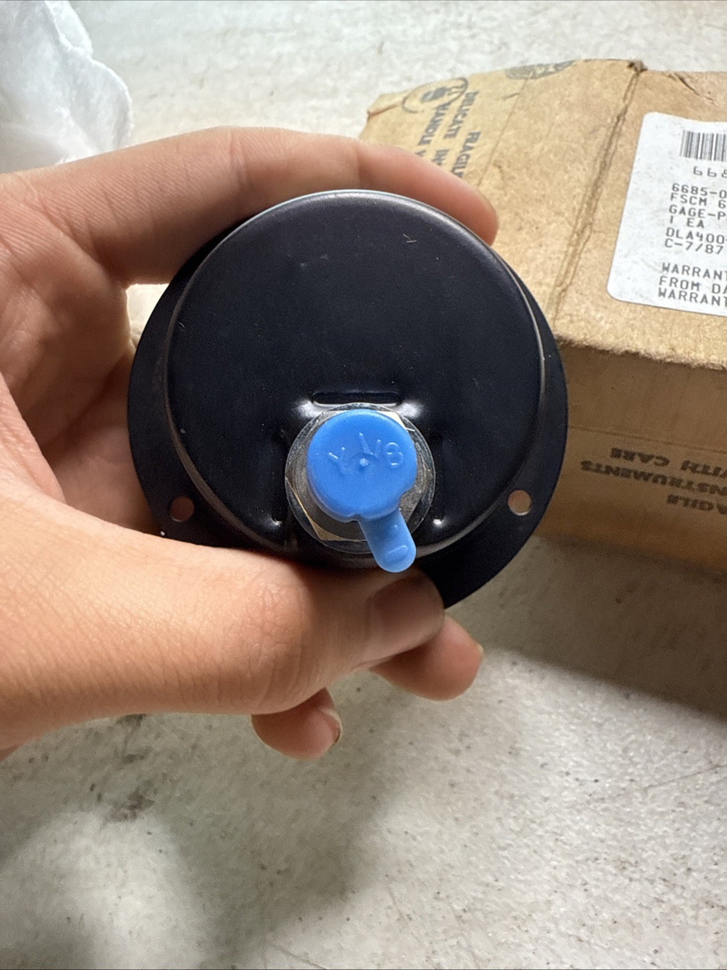 US Gauge Co Company Pressure Gauge 6685-00-527-6206 – New Old Stock Mil-Spec4