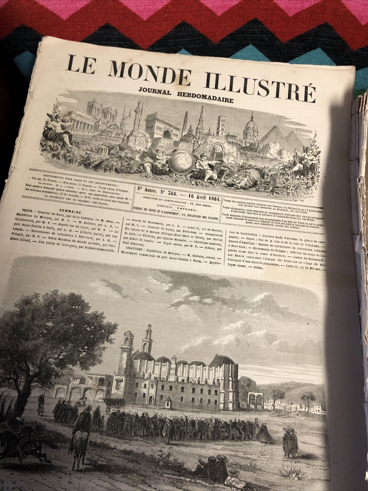 Le Monde Illustre Journal Hebdomadaire 1864-68 Lot Of 55 Issues Civil War Era6