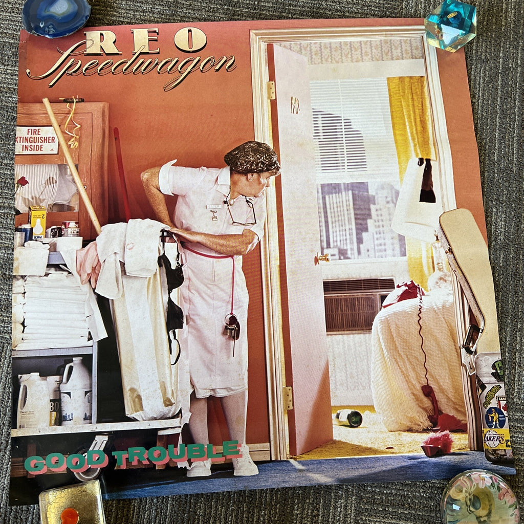 Reo Speedwagon 1982 Good Trouble Album Promotional Poster 100% Original  #351
