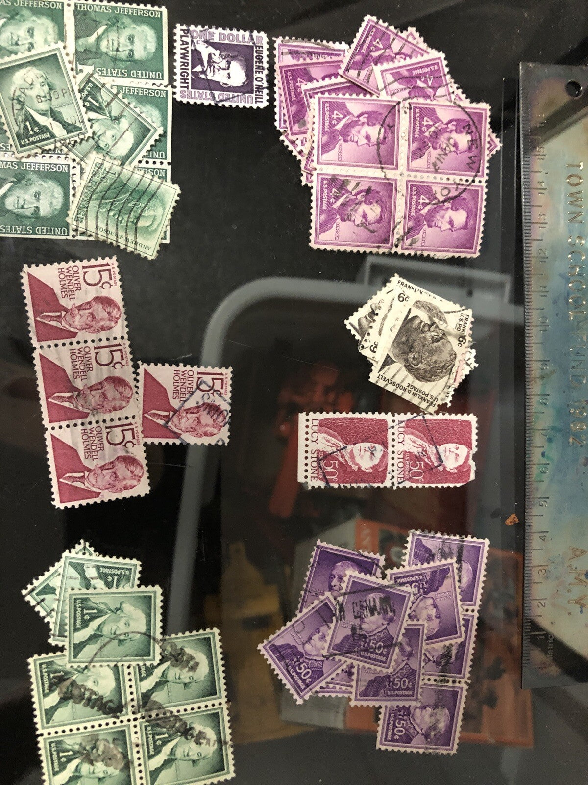 Lot Of 23 Types VTG US Postage Stamps 1938 Presidents Us history. Un/Used3