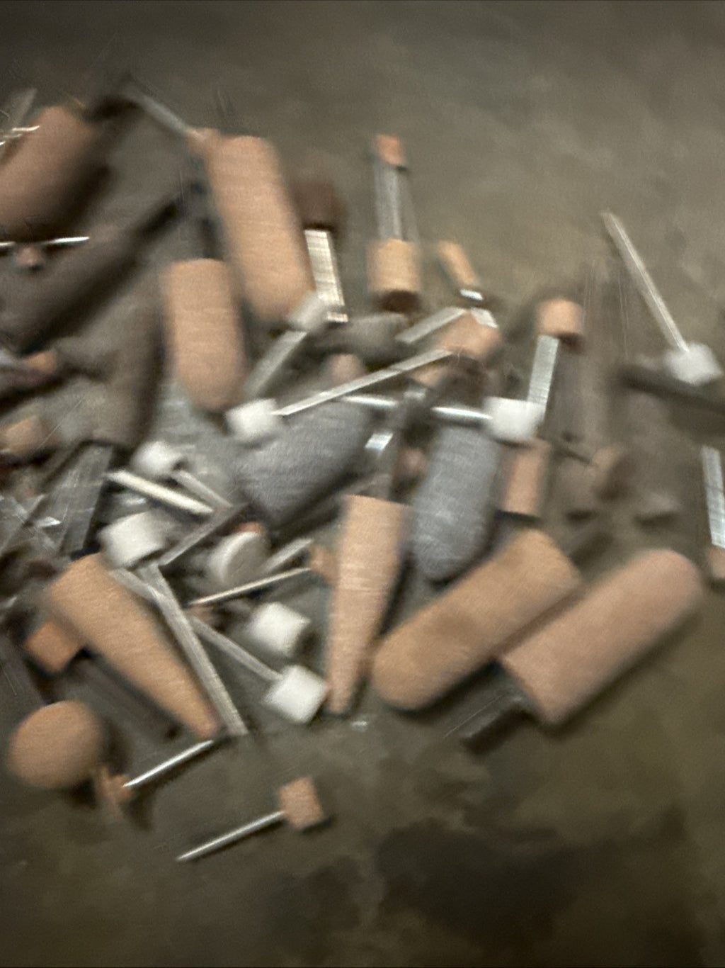 Lot Of 75 Quantum Mounted Wheels Grinding Ceramic Stones Dremel Norton? Various7