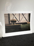 Artist William J Senior Print Farm Barn Landscape 1991 - 28.5”x22”0