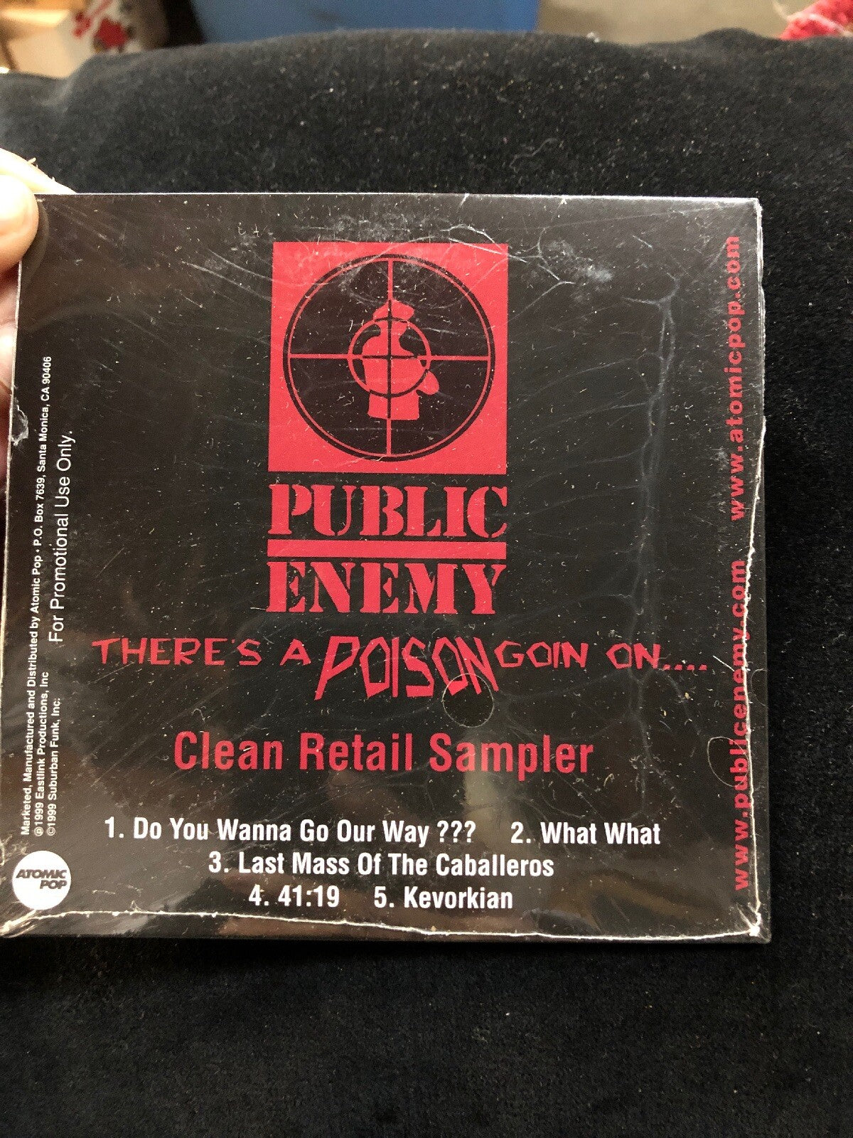 Public Enemy CD Theres a Poison Goin' on Sealed 5 Tracks Clean Retail Sample VTG1