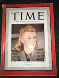 Vintage Time Magazine April 10 , 1939 Ginger Rogers WW1 Memorabilia0