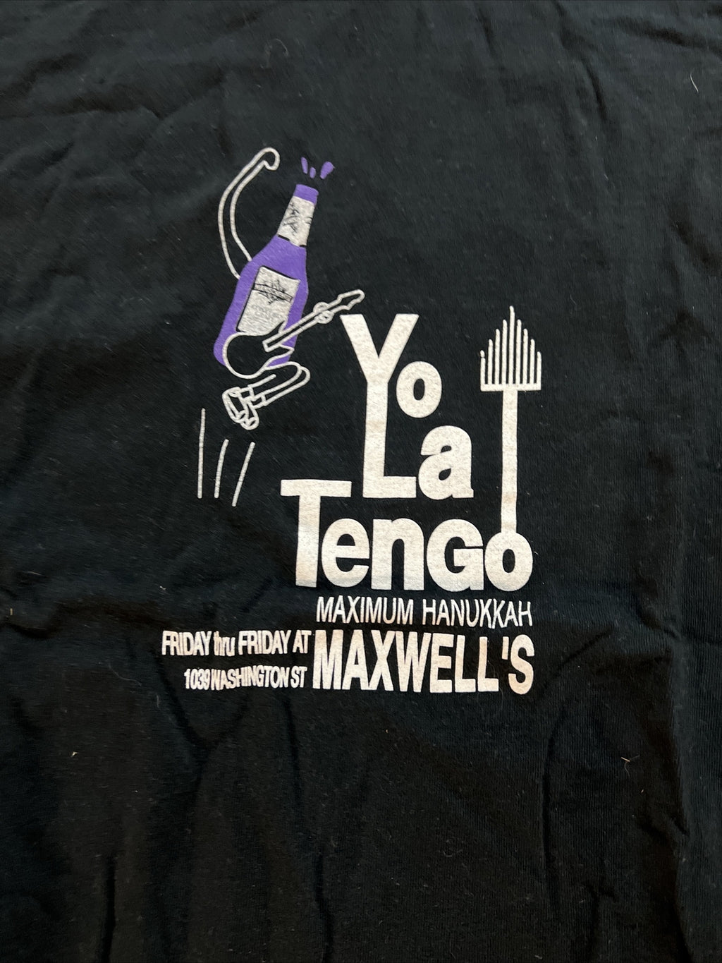 Original Vintage Yo la tengo Black M Concert T-Shirt1