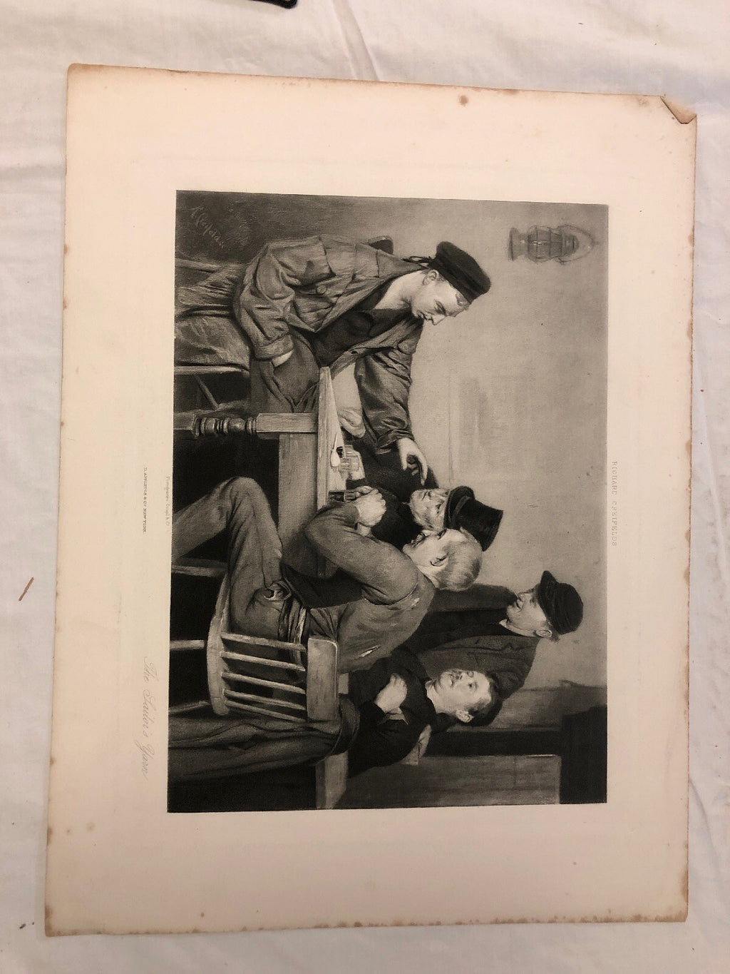 Richard Creifelds Photograuver Goupil & Co. The Sailors Yarn D Appleton Co NY0