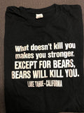 Gildan Mens What Doesn’t  Kill You Makes You Stronger Shirt Size L Black0