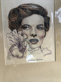 Hand drawn Frames Photo Of Katherine Hepburn 20”X16”0